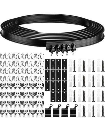 Flexible ceiling curtain track - ceiling,