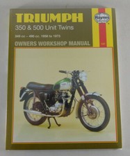 Reparaturanleitung Triumph 350 und 500 Unit Twins, Baujahr 1958 - 1973          