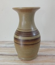 Orkney Pottery Scottish Vase Handmade By Elli Pearson 20cm/8" high. VGC