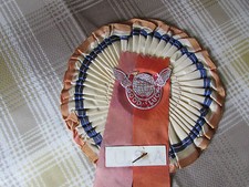 Original USA United States of America Good Luck Centre 1960's FOOTBALL Rosette