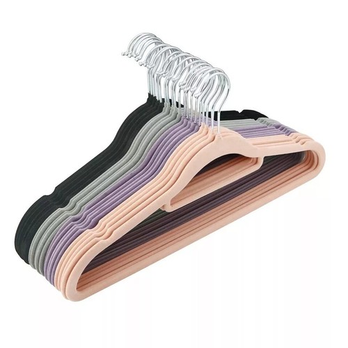 Luxury velvet clothes hangers - velvet,