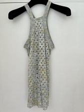 Rare Find! Michiko Koshino Laser Cut Tank Top S-M Japan