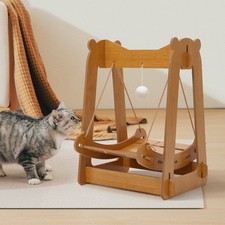Pet Swing Bed Wooden Raised