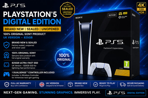 Sony ps5 digital - digital, 825gb