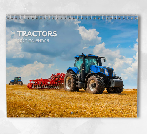 Tractors calendar 2027 - tractors,