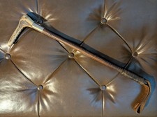 Antique Hunting Whip Silver