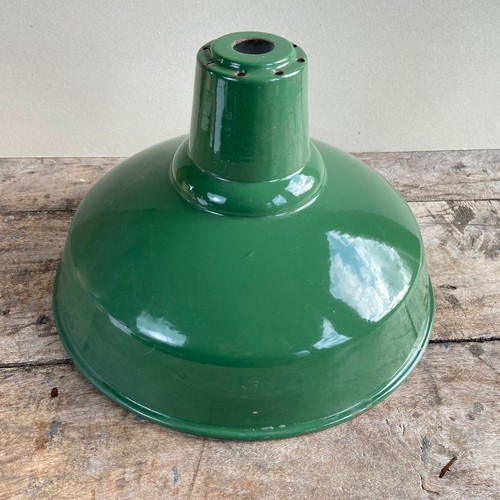 Vintage green enamel - enamel, metal