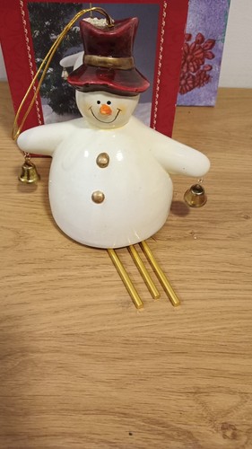 Snowman hinged box - snowman,