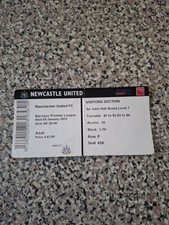 MATCH TICKET PREMIER LEAGUE