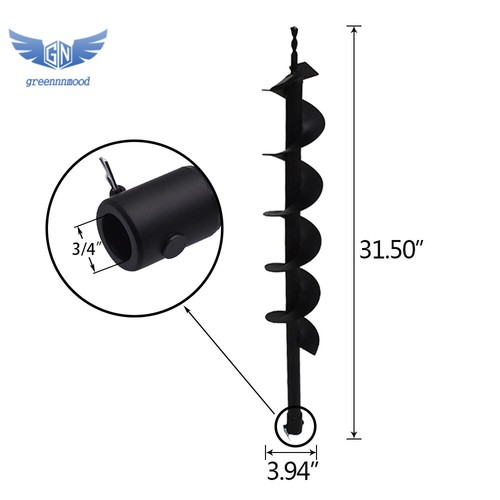 Earth auger drill bits - 4",