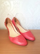 Terra Plana womens KASHMIR red leather heeled shoes UK 7 EUR 40 BNIB