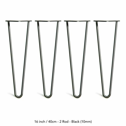 Hairpin table legs short - 4x,