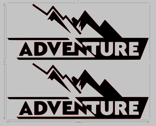 Camping vinyl sticker - camping,