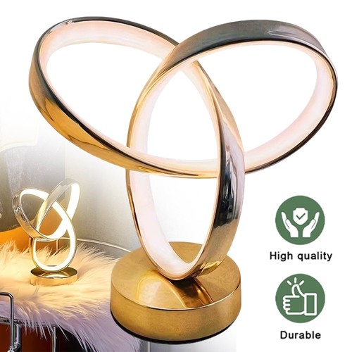 Spiral led table lamp bedside - spiral,