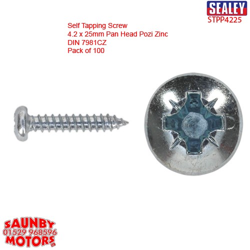 Sealey stpp4225 self tapping - stpp4225,