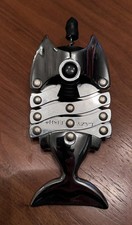 Original Stainless Steel 90s Lazy Fish Corkscrew. Ex Cond