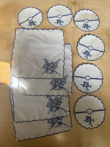 Vintage glass slippers - vintage, (six)