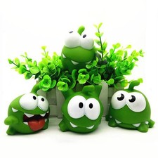 Rope Frog Vinyl Rubber Games Doll OM NOM Candy Gulping Monster Toys FigureM St