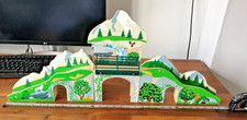 Wooden train track Large 30" long Mountain Bridge, Melissa & Doug