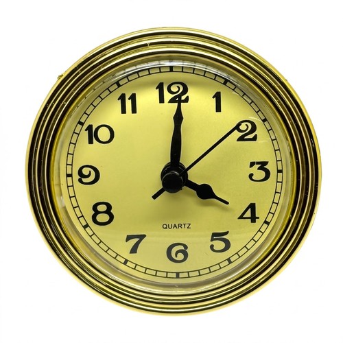 86mm gold bezel quartz - quartz, clock