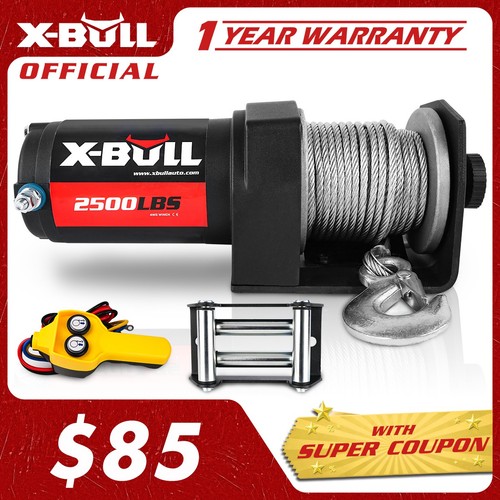 Bull electric winch - x-bull, 2500lbs