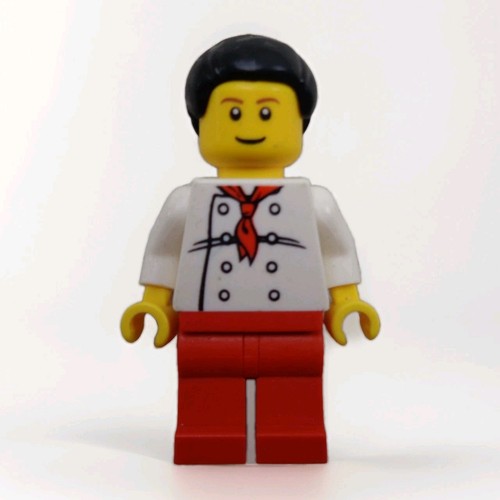 Lego minifigure female chef - minifigure, in