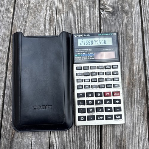 Casio 115v vintage - casio, fx-115v