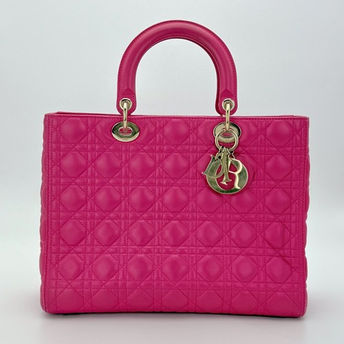 Lady dior large quilted - large,