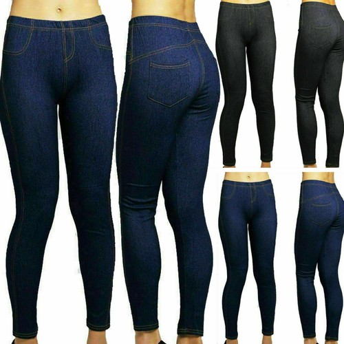 Women ladies stretchy denim - women's,