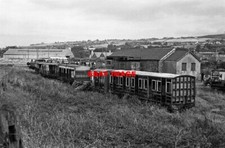 PHOTO  OLD NORTHERN IRELAND RAILWAY CARRIAGES STRABANE - AUGUST 1970
