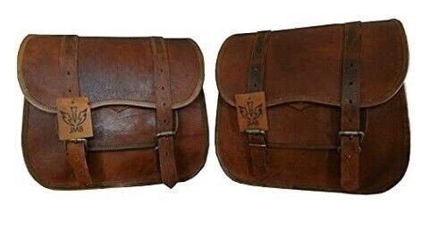 Handmade brown real leather - brown,