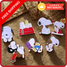 7PCS Cartoon Metal Badges –
