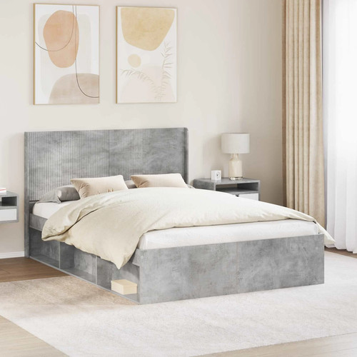 Bed frame double - frame, concrete