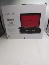 crosley record player. Boxed