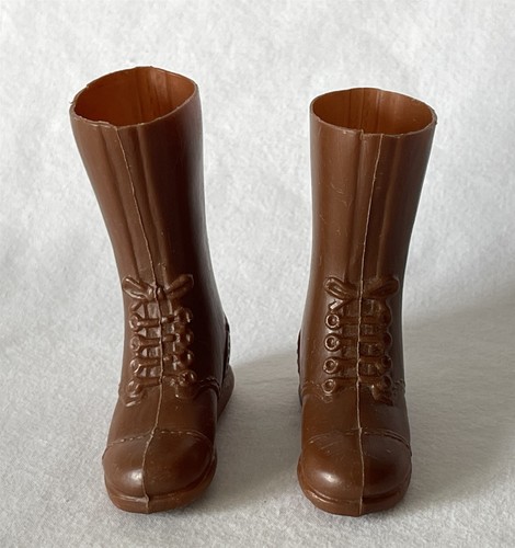 Vintage brown plastic action - brown,