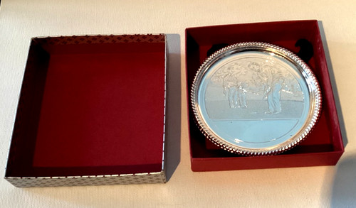 Silver plated golfing - silver,