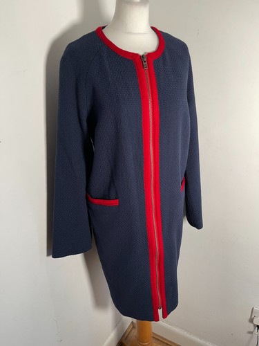 Boden navy dress coat 16 - coat, uk