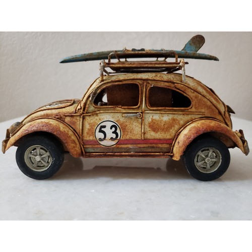 Vtg herbie beetle model car - vtg,