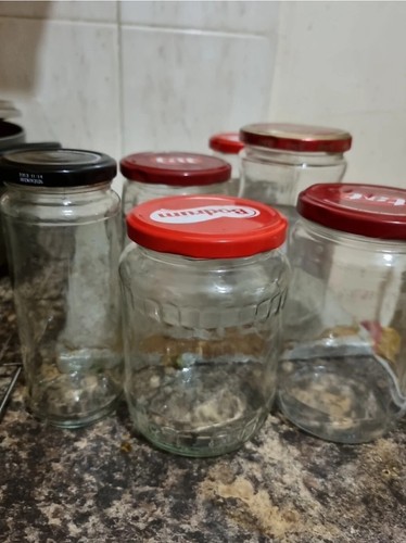 Empty jars bottles with - empty,