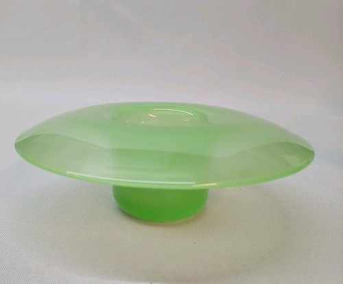 Art deco green opaque - deco, uranium