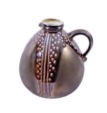 Decorative W German Jug / Vase Purple Grapes Ewer Ceramano  Mid Century 26 cm