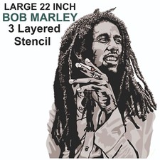 Bob Marley Portrait STENCIL