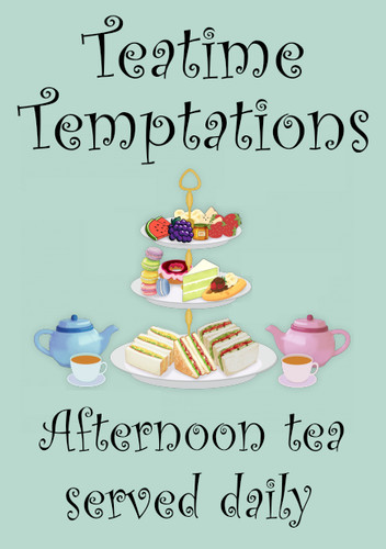 Afternoon tea served - afternoon, daily