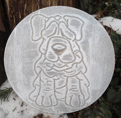 Concrete dog mold - mold,