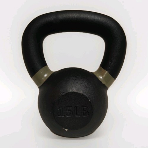 7kg 15lb kettlebell cast - 15lb,