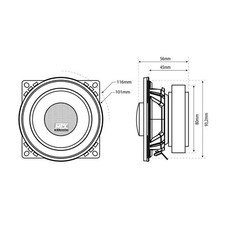 MTX MTXTR40C - Car Audio 4"
