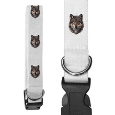 'Wolf Portrait' Dog Collars