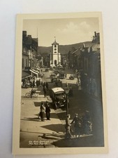 Keswick Main Street And Town Hall. Postcard