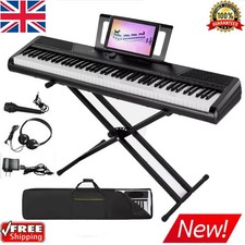 88 Key Electric Digital Piano Musical Beginner Electronic Keyboard Instrument UK