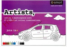 Picture Postcard:-SMART CAR, FORFOUR PULSE 1.1